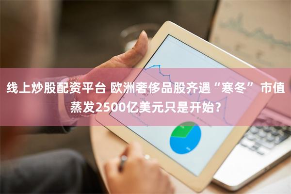 线上炒股配资平台 欧洲奢侈品股齐遇“寒冬” 市值蒸发2500亿美元只是开始？