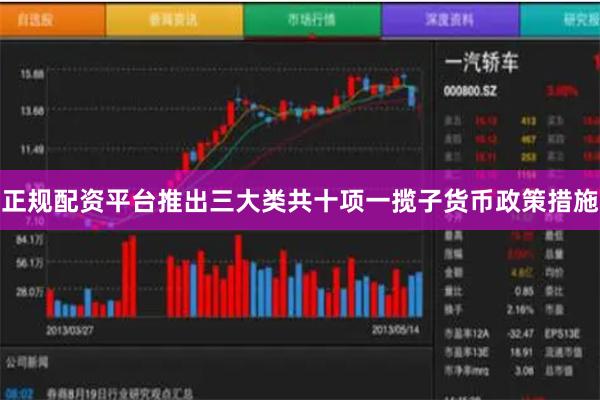 正规配资平台推出三大类共十项一揽子货币政策措施