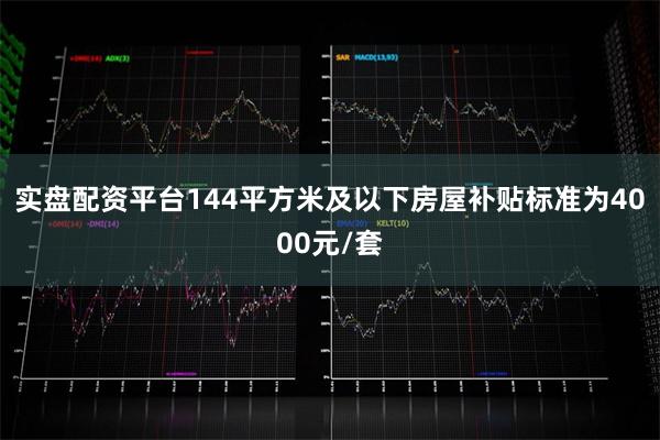 实盘配资平台144平方米及以下房屋补贴标准为4000元/套