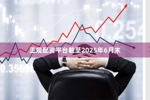 正规配资平台截至2025年6月末